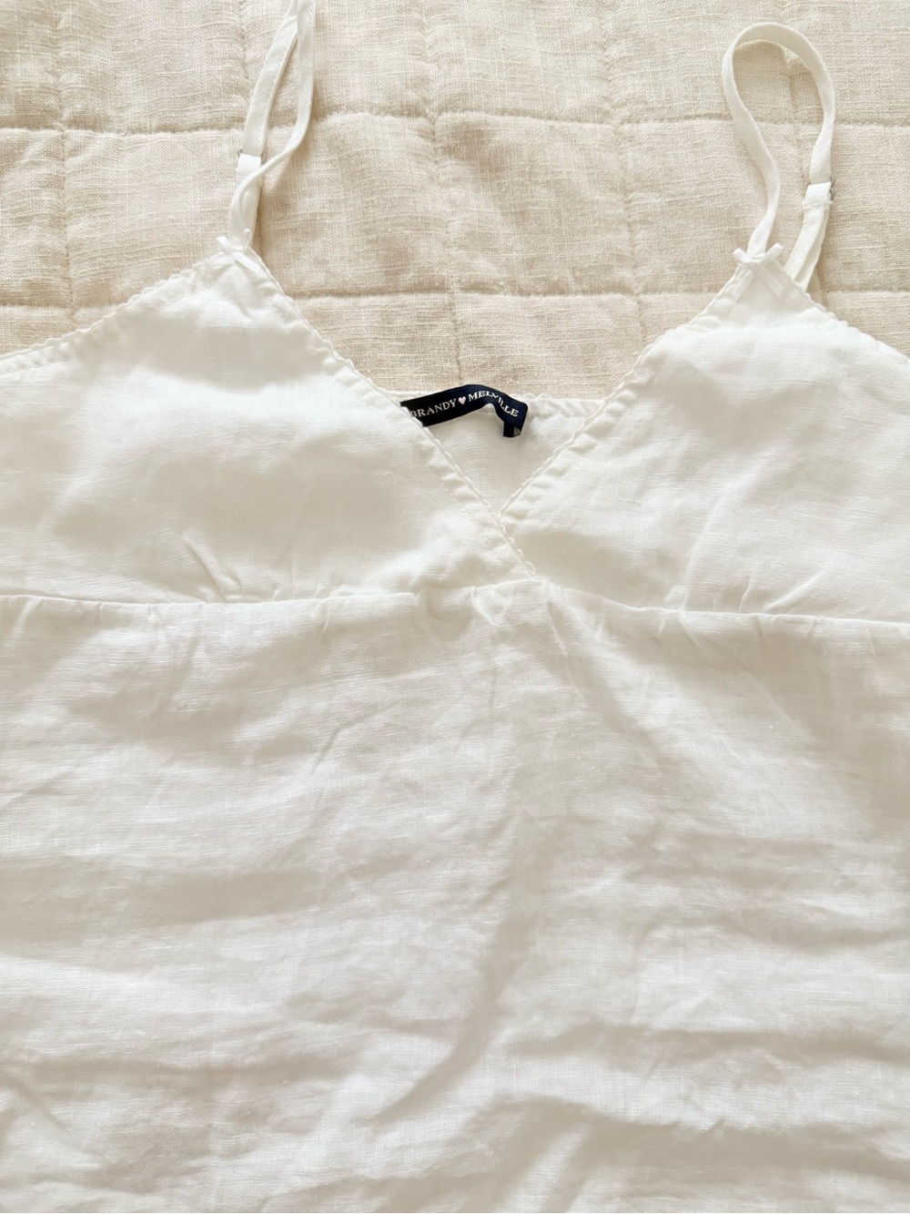 Brandy Melville Linen tank